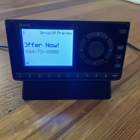 Sirius Satellite Radio Receiver Onyx EZ XEZ1 Antenna Cradle Power Adapter TESTED - Picture 2 of 10